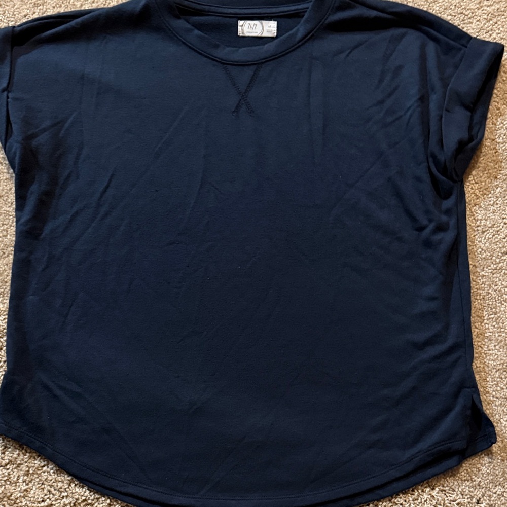 Dark Blue Short Sleeve Tee